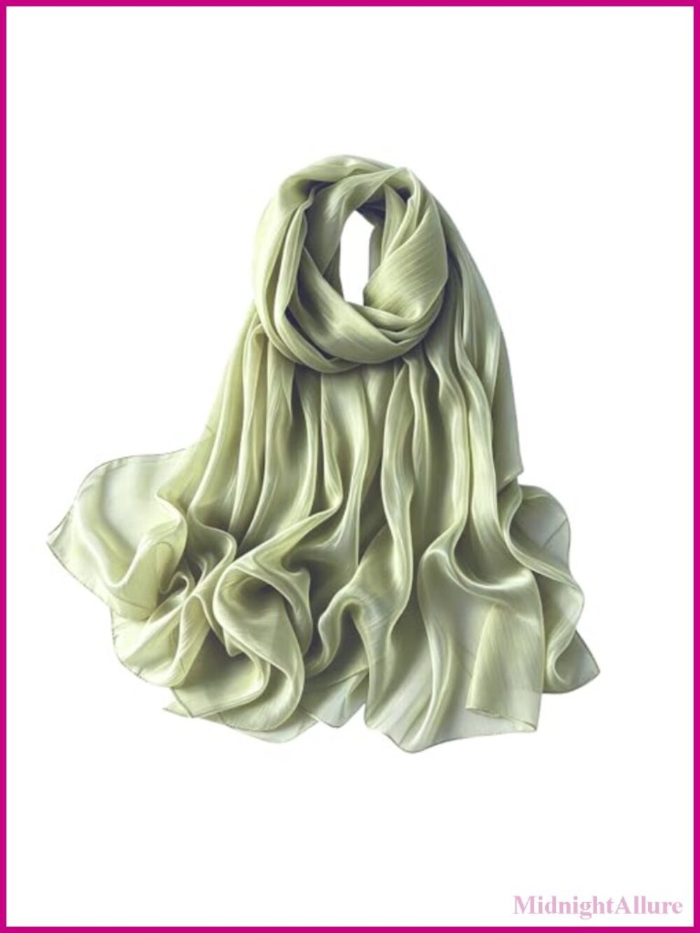 Crinkled Chiffon Scarf Shawl Wrap Sheer Silky Featherlight Spring Summer